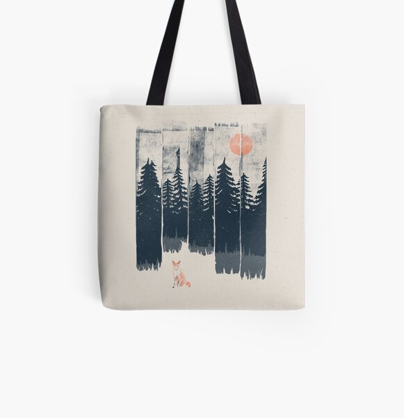 A Fox in the Wild... All Over Print Tote Bag