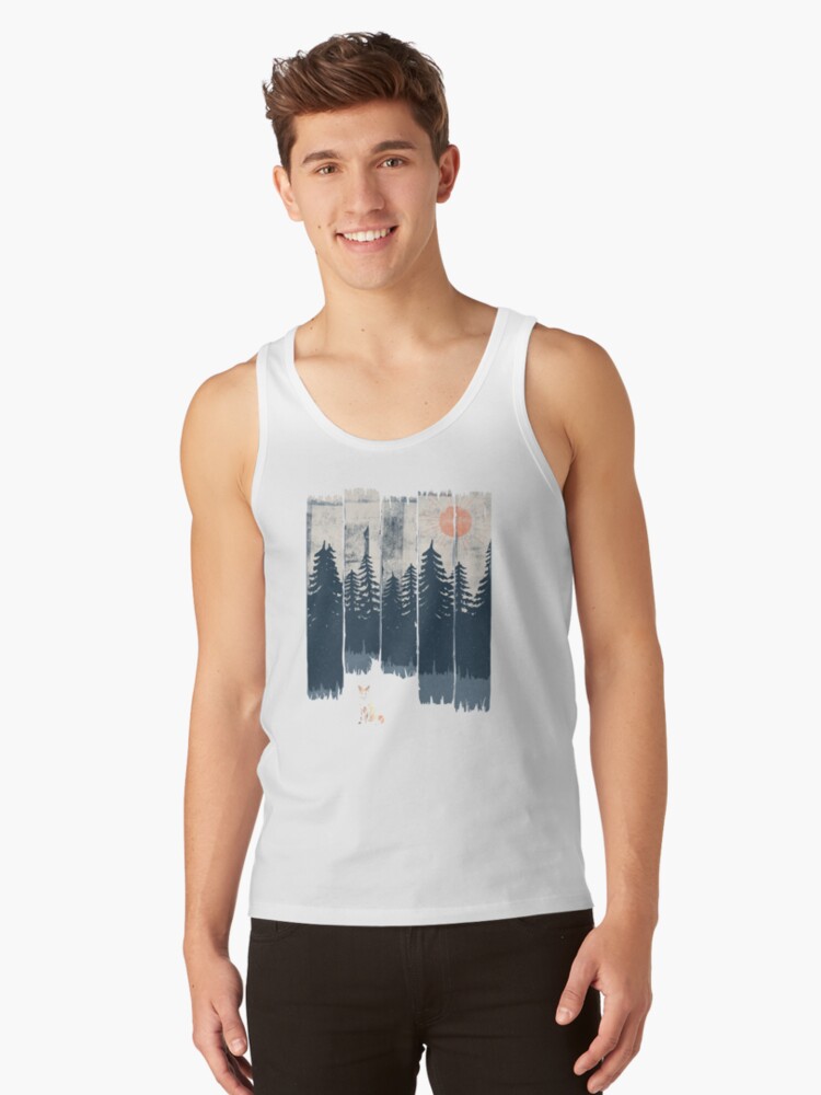 Thumbnail 1 of 3, Tank Top, A Fox in the Wild... designed and sold by ndtank.