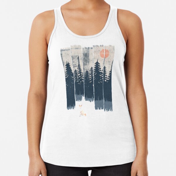 A Fox in the Wild... Racerback Tank Top