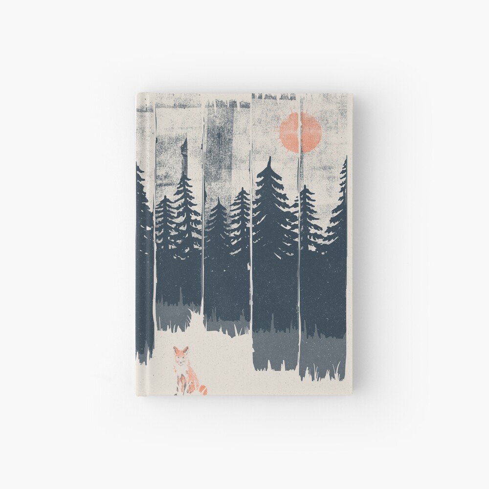 A Fox in the Wild... Hardcover Journal