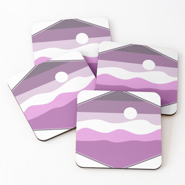 Item preview, Asexual Pride Mountain Range designed and sold by thefastestcat.