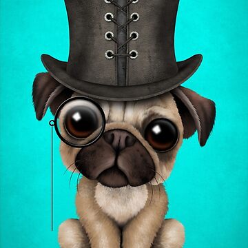 Pug with outlet top hat