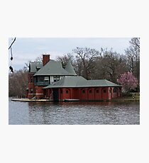 Boathouse at Roger Williams Park Photographic Print