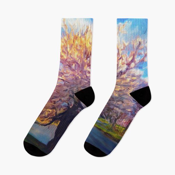 Item preview, Blooming Tree Impressionist Painting designed and sold by livianasgifts.