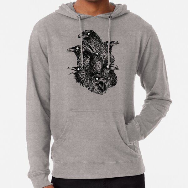 Raven pattern 2 Lightweight Hoodie