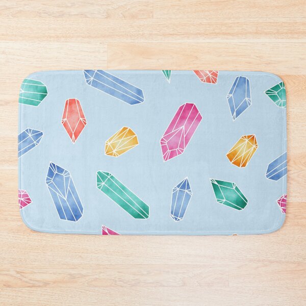 Item preview, Crystals pattern - Light Blue designed and sold by Printables Passions.