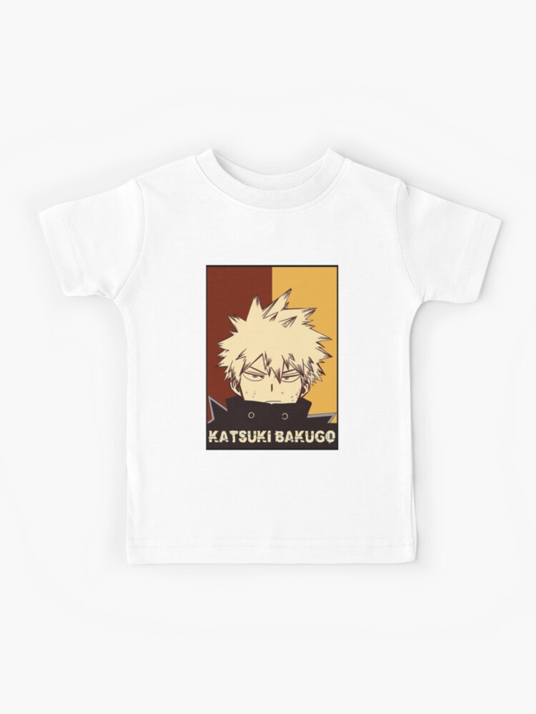 Katsuki Bakugo Artwork My Hero Academia 僕のヒーローアカデミア T Shirt Kids T Shirt By Famosososa Redbubble