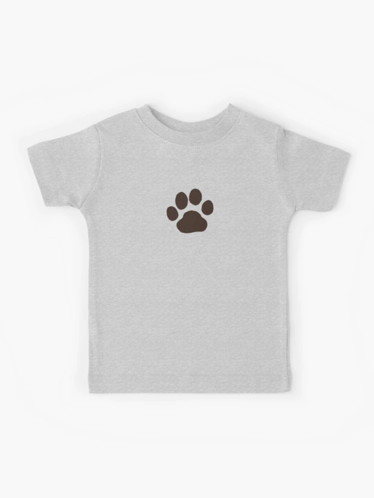 Paw print t shirt best sale