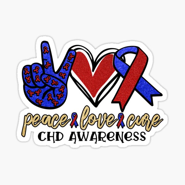 Chd Awareness Stickers | Redbubble