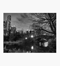 New York - Central Park 006 BW Photographic Print