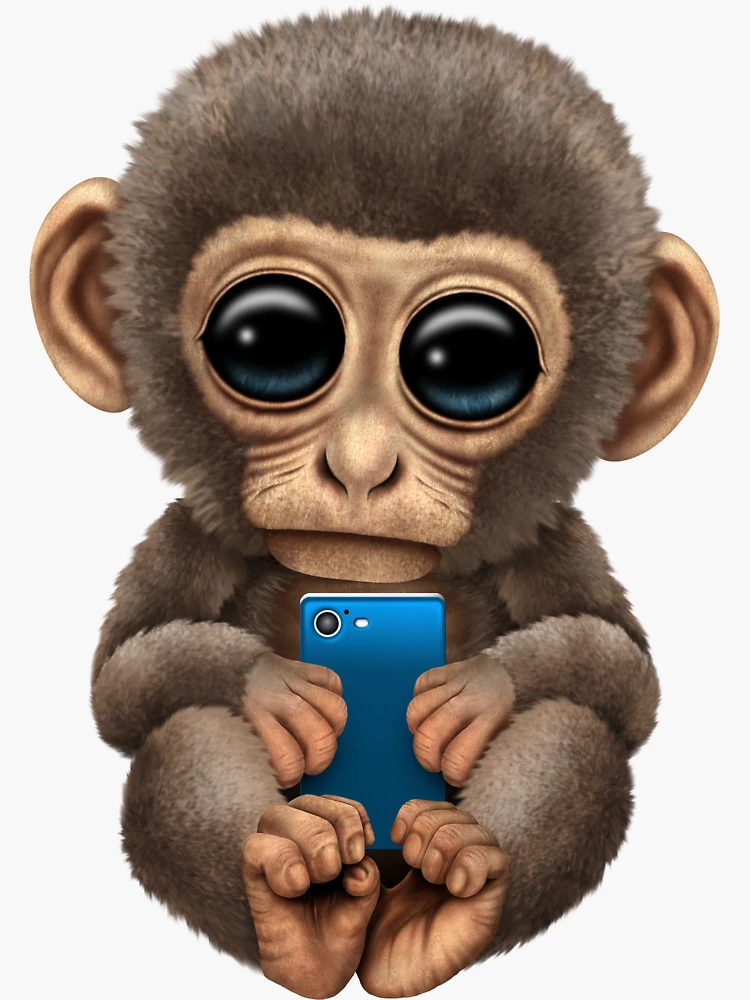 Monkey Sticker by 9713.online for iOS & Android