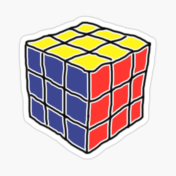 Neon Rubix Cube Gif