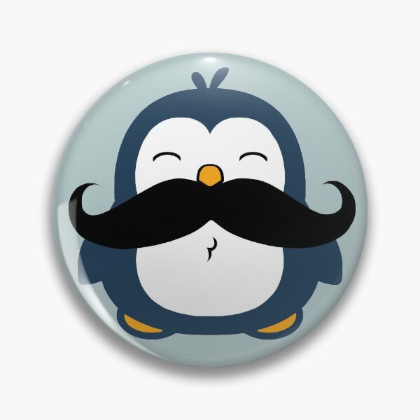 Item preview, Mustache Penguin designed and sold by ironydesigns.