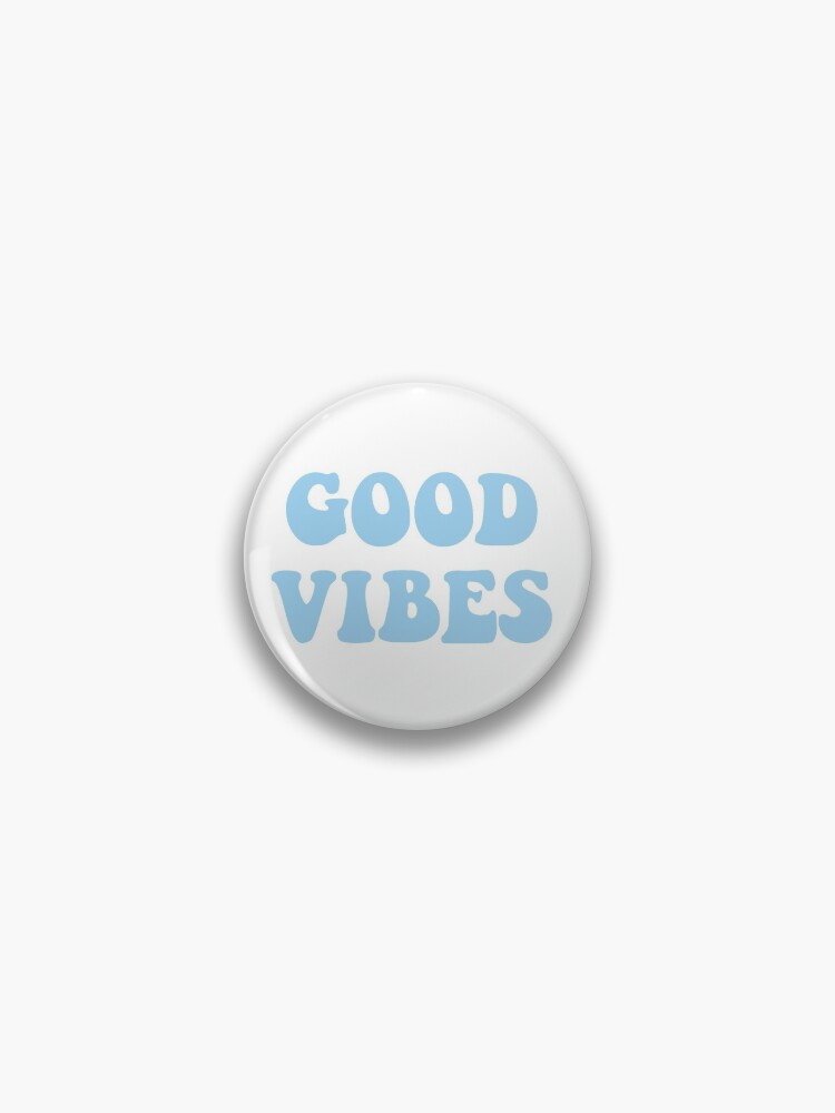 Groovy Good Vibes Pinback Button Set - 3 Pack