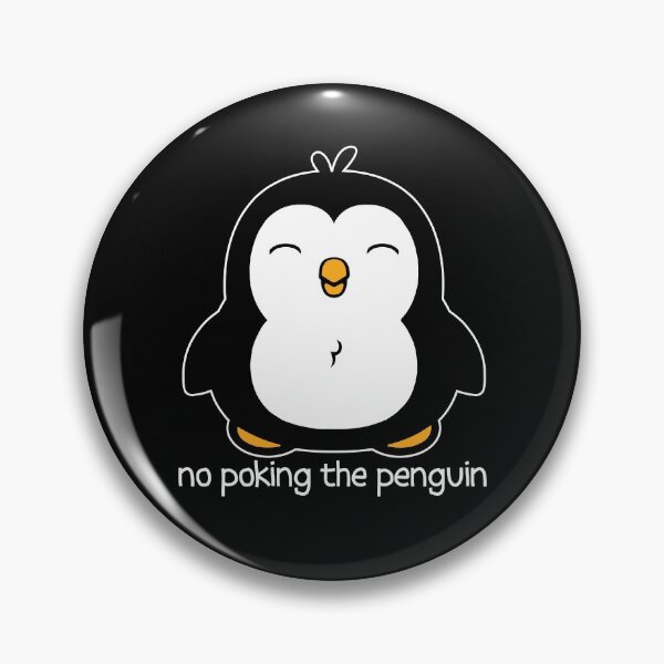 Item preview, No Poking The Penguin designed and sold by ironydesigns.