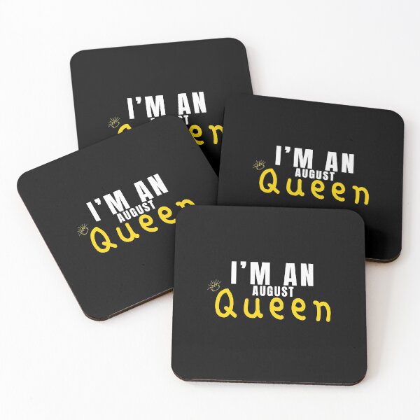 Item preview, BIRTHDAY T-SHIRT I'M AN AUGUST QUEEN designed and sold by CYGIS STORE.