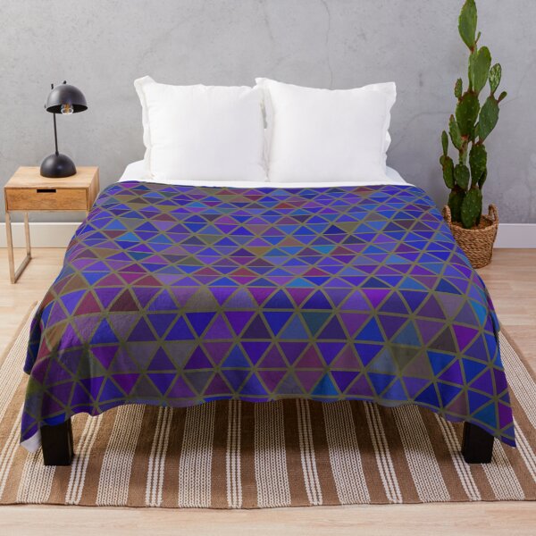 Item preview, Multi-color Triangle Geometric Pattern designed and sold by thesnowwhyte.