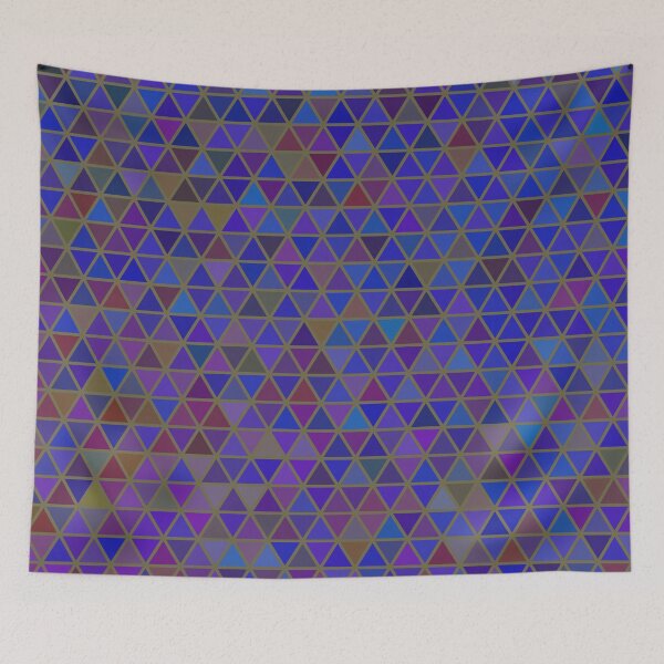 Item preview, Multi-color Triangle Geometric Pattern  designed and sold by thesnowwhyte.