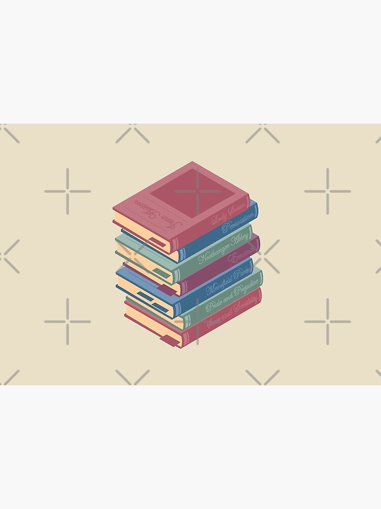 Jane Austen novels pile of books by PrintablesP