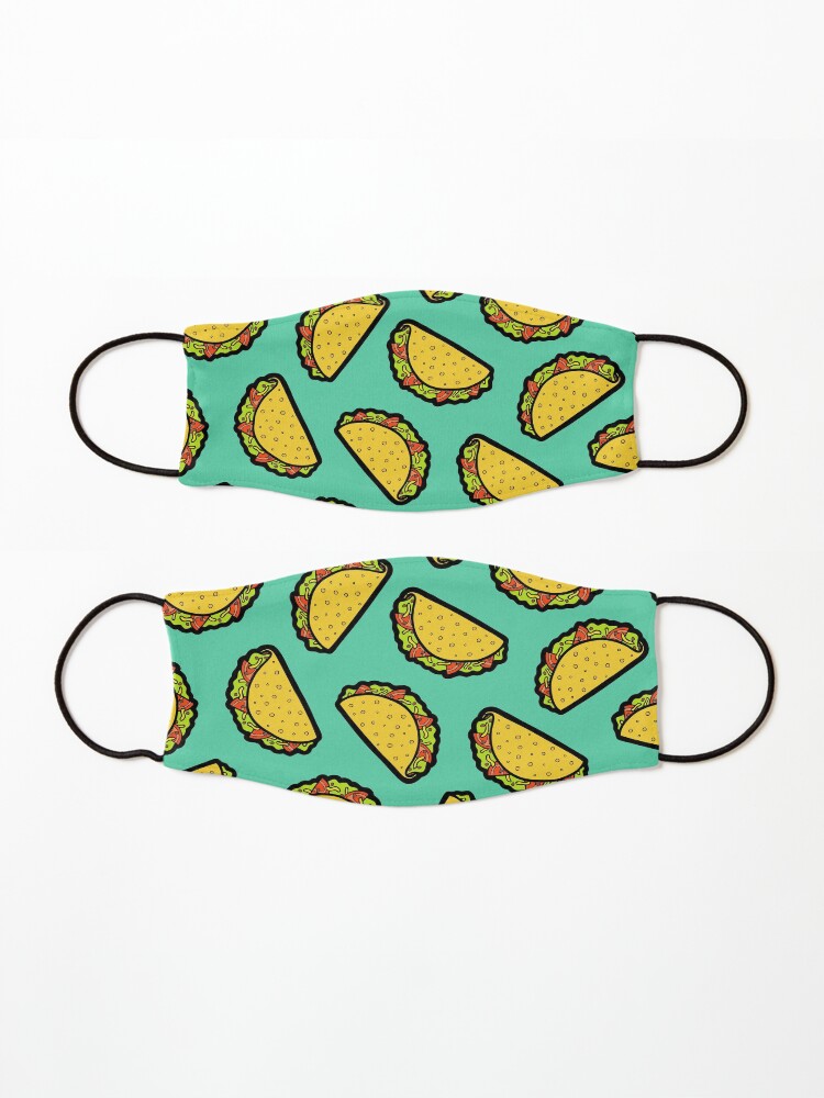 Thumbnail 3 of 5, Mask, It's Taco Time! designed and sold by evannave.