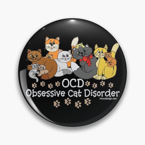 Item preview, OCD Obsessive Cat Disorder designed and sold by ironydesigns.