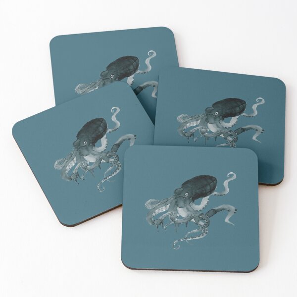 Item preview, Cyan Octopied designed and sold by Katy Cranmer.
