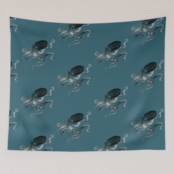 Item preview, Cyan Octopied designed and sold by Katy Cranmer.