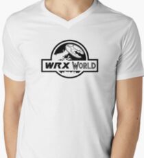 SUBARU WRX WORLD Men's V-Neck T-Shirt