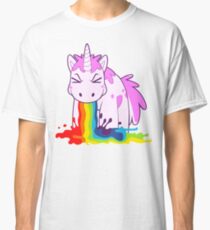 Unicorn 'I Puke Rainbows!' Classic T-Shirt