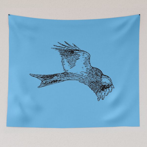 Item preview, Red Kite Black Print designed and sold by designsasstultd.