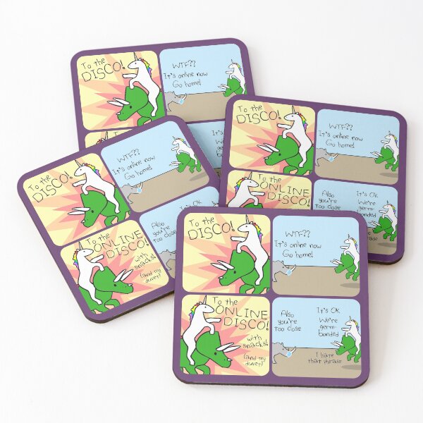 Item preview, To The Online Disco! (Horned Warrior Friends) designed and sold by jezkemp.