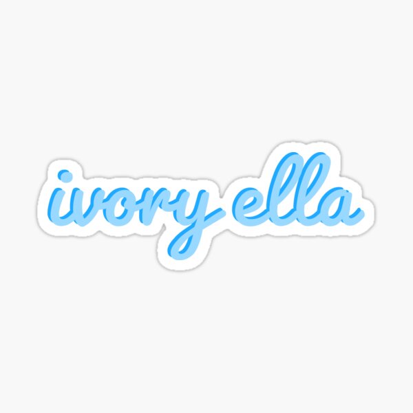 Ivory Ella Stickers Redbubble
