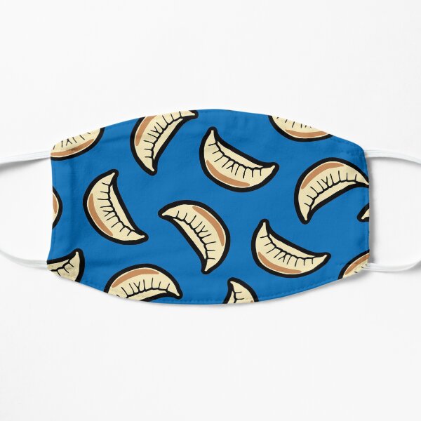 Gyoza Dumpling Pattern Flat Mask