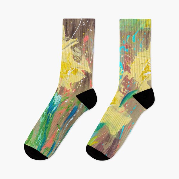 Item preview, Sping Daffodil Yellow Floral Abstract designed and sold by joannejgg.
