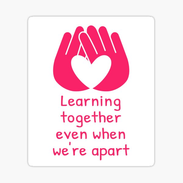 Item preview, Learning Together Inspirational Quote for Online Teachers and Students designed and sold by SVShare.