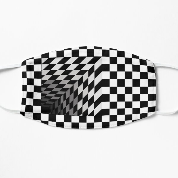 3D effect squares Mask