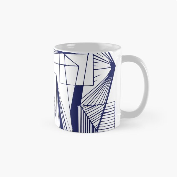 Item preview, Blue Geometric abstract  Modern designed and sold by Carolina Salazar.