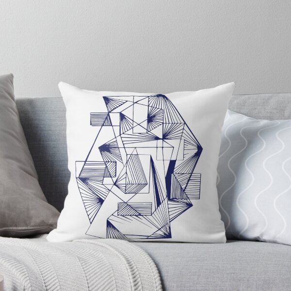Item preview, Blue Geometric abstract  Modern designed and sold by Carolina Salazar.
