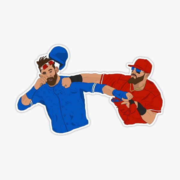 Rougned Odor Fight Texas Rangers Glossy Sticker Vinyl 