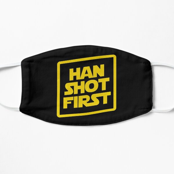 Han Shot First Flat Mask