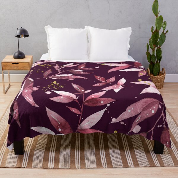 Item preview, Pink Leaf Botanical Pattern designed and sold by thesnowwhyte.