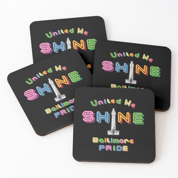 Item preview, Gay Pride United We Shine designed and sold by GentlemanJoan.