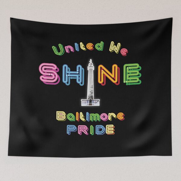 Item preview, Gay Pride United We Shine designed and sold by GentlemanJoan.