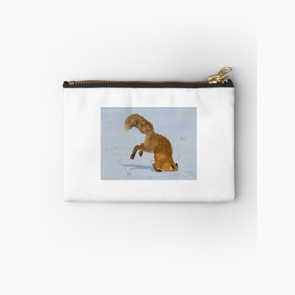 Item preview, Red Fox Digging in the Snow designed and sold by PandaBoxArt.