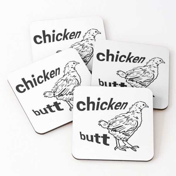 Artikelvorschau, Erraten Sie, was? Chicken Butt | Nettes Baby Huhn | Schwarz auf weiß entworfen und verkauft von Rivermod.