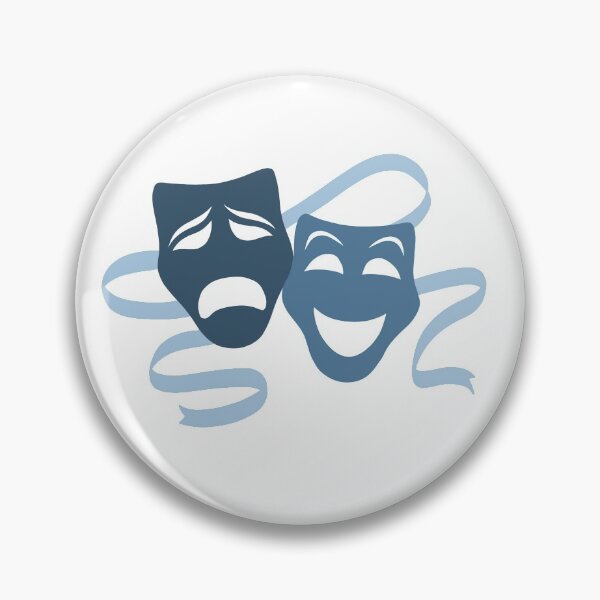 Item preview, Tragedy and Comedy Theater Mask designed and sold by tumblingbooks.