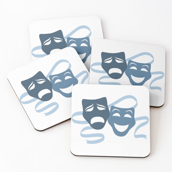 Item preview, Tragedy and Comedy Theater Mask designed and sold by tumblingbooks.