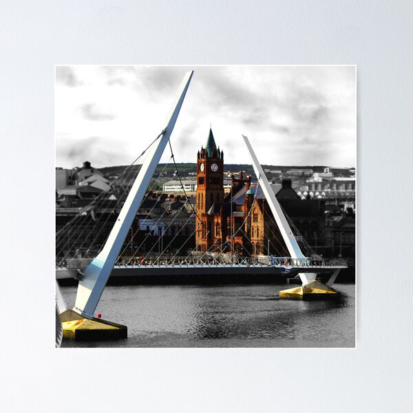 Item preview, Peace Bridge and Guildhall designed and sold by Kevin  Carlin.