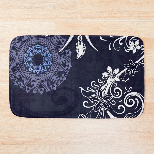 Item preview, Hawaiian - Samoan - Polynesian Tribal Boar Tusk Dark Matter designed and sold by sunnthreads.