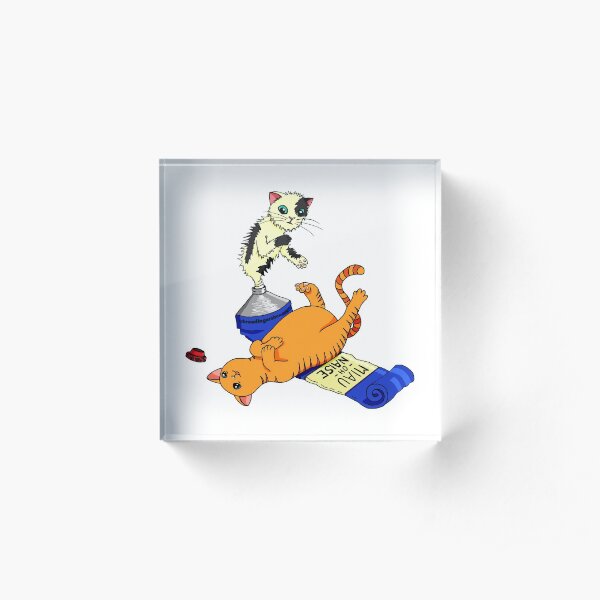 MIAU-OH-NAISE Acrylic Block